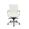 Moes Home Collection Omega Office Chair- Low Back- White, 2Pk ZM-1002-18